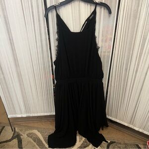 Torrid Black Lace Trim Dress